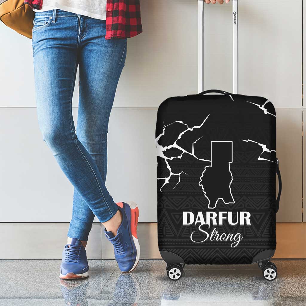 Darfur Sudan Strong Luggage Cover Pray for Tarseen LT15