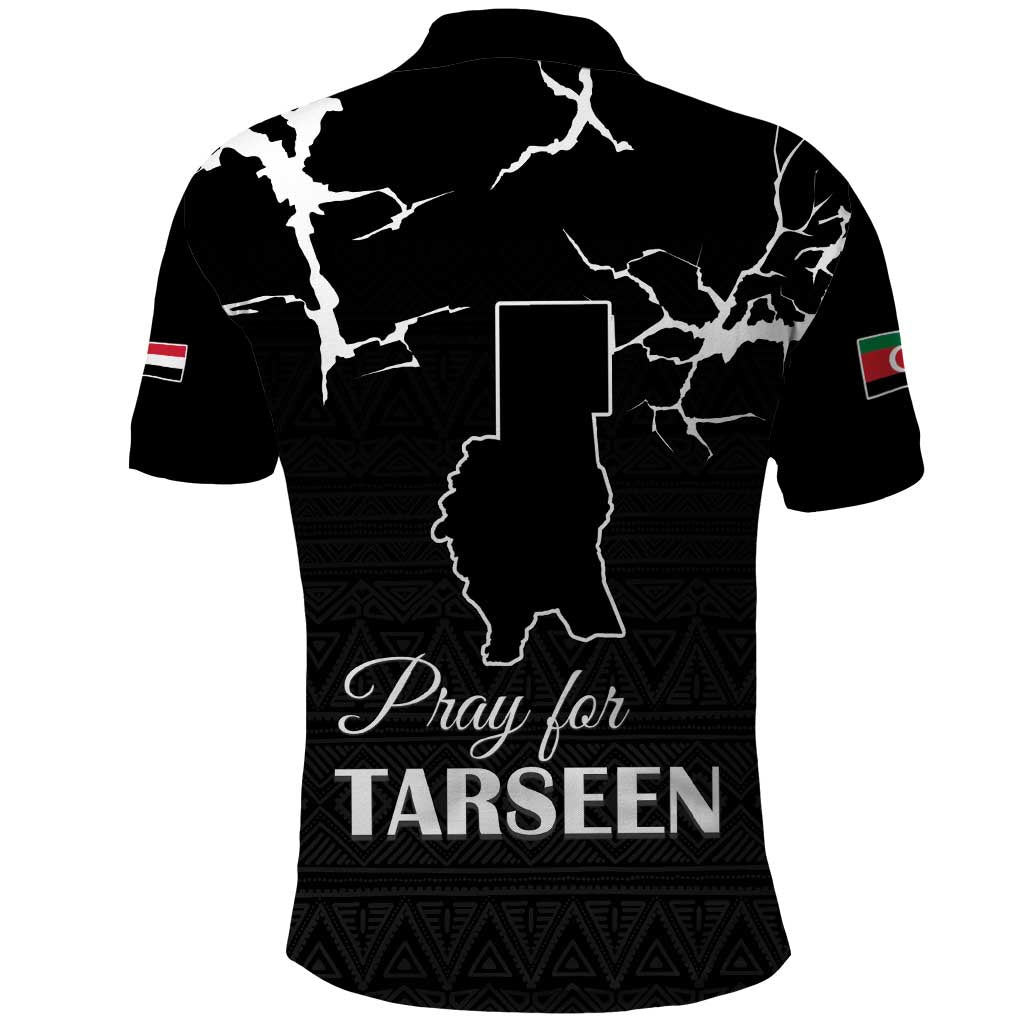 Darfur Sudan Strong Polo Shirt Pray for Tarseen LT15