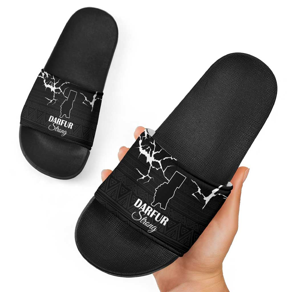 Darfur Sudan Strong Slide Sandals Pray for Tarseen LT15