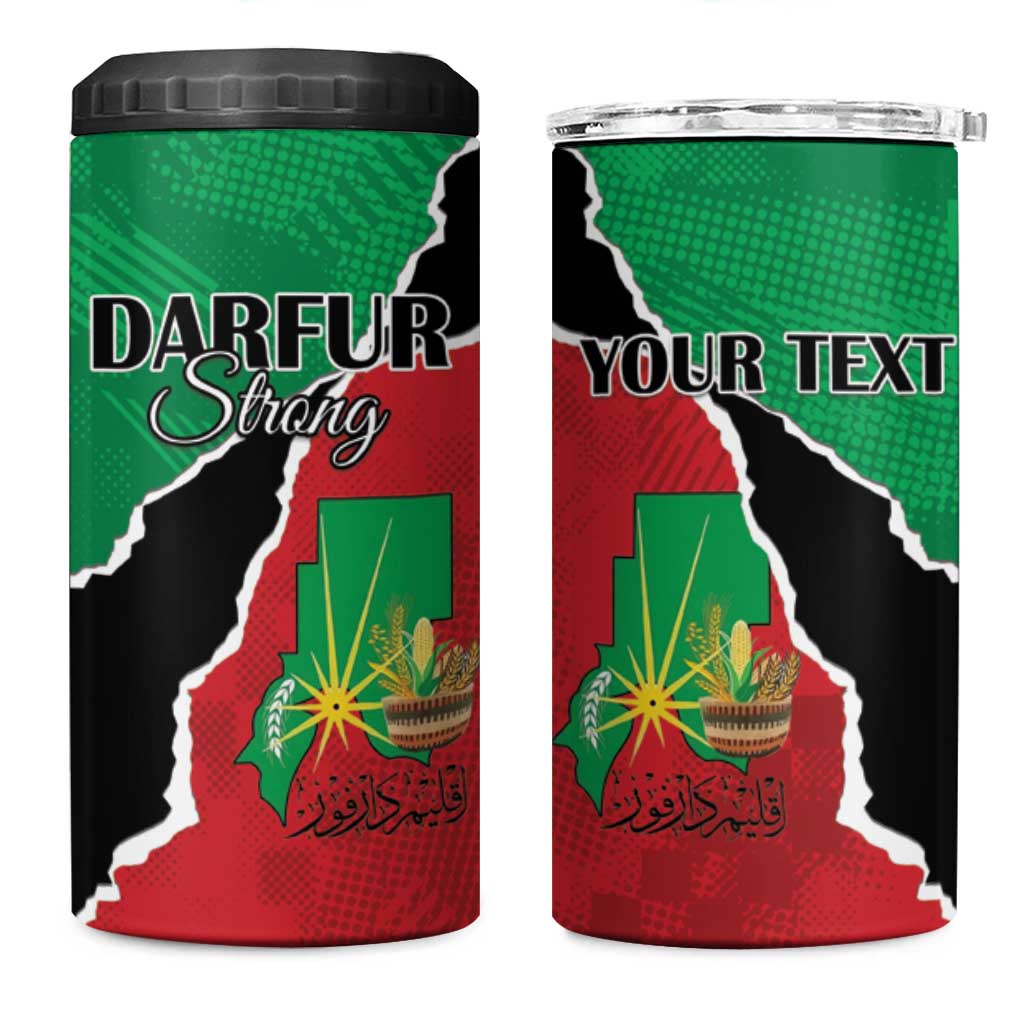 Darfur Sudan Personalized 4 in 1 Can Cooler Tumbler Be Strong LT15