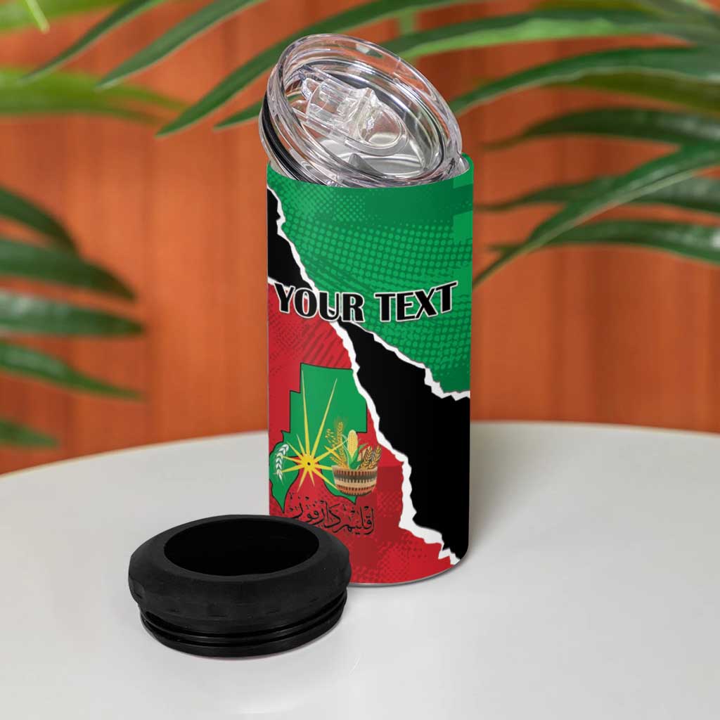 Darfur Sudan Personalized 4 in 1 Can Cooler Tumbler Be Strong LT15