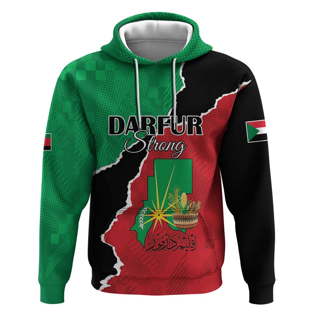 Personalized Sudan Hoodie Darfur Be Strong LT15