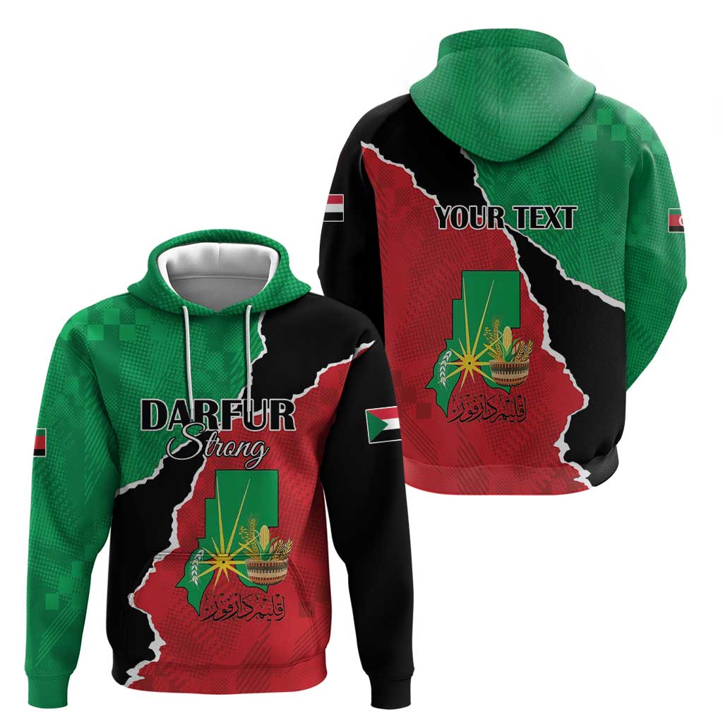 Personalized Sudan Hoodie Darfur Be Strong LT15
