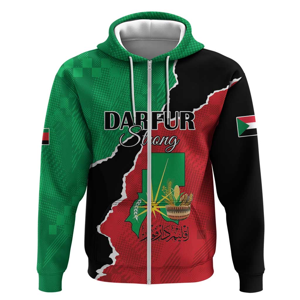 Personalized Sudan Hoodie Darfur Be Strong LT15