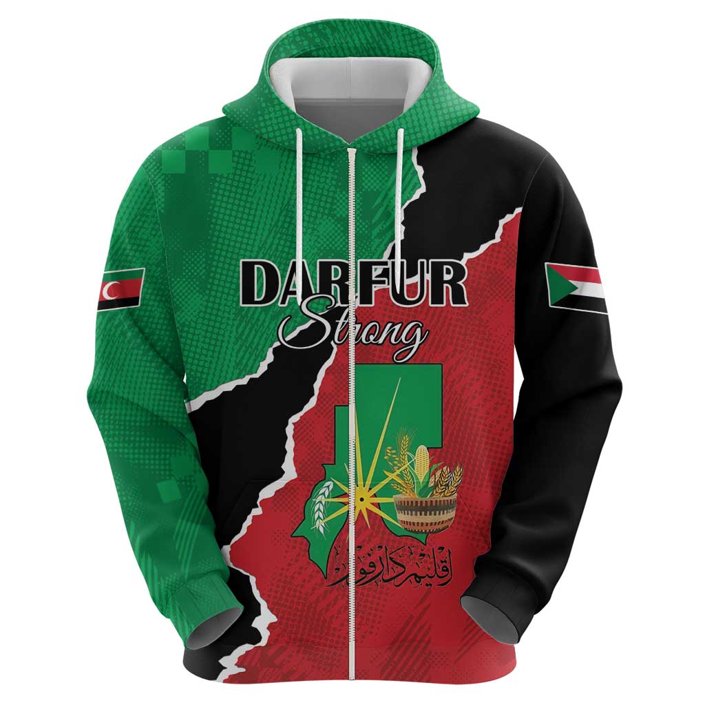 Personalized Sudan Hoodie Darfur Be Strong LT15