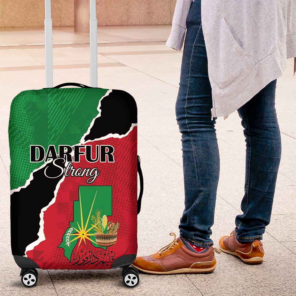 Sudan Luggage Cover Darfur Be Strong LT15