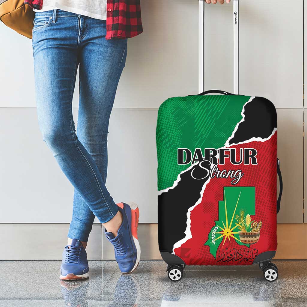 Sudan Luggage Cover Darfur Be Strong LT15