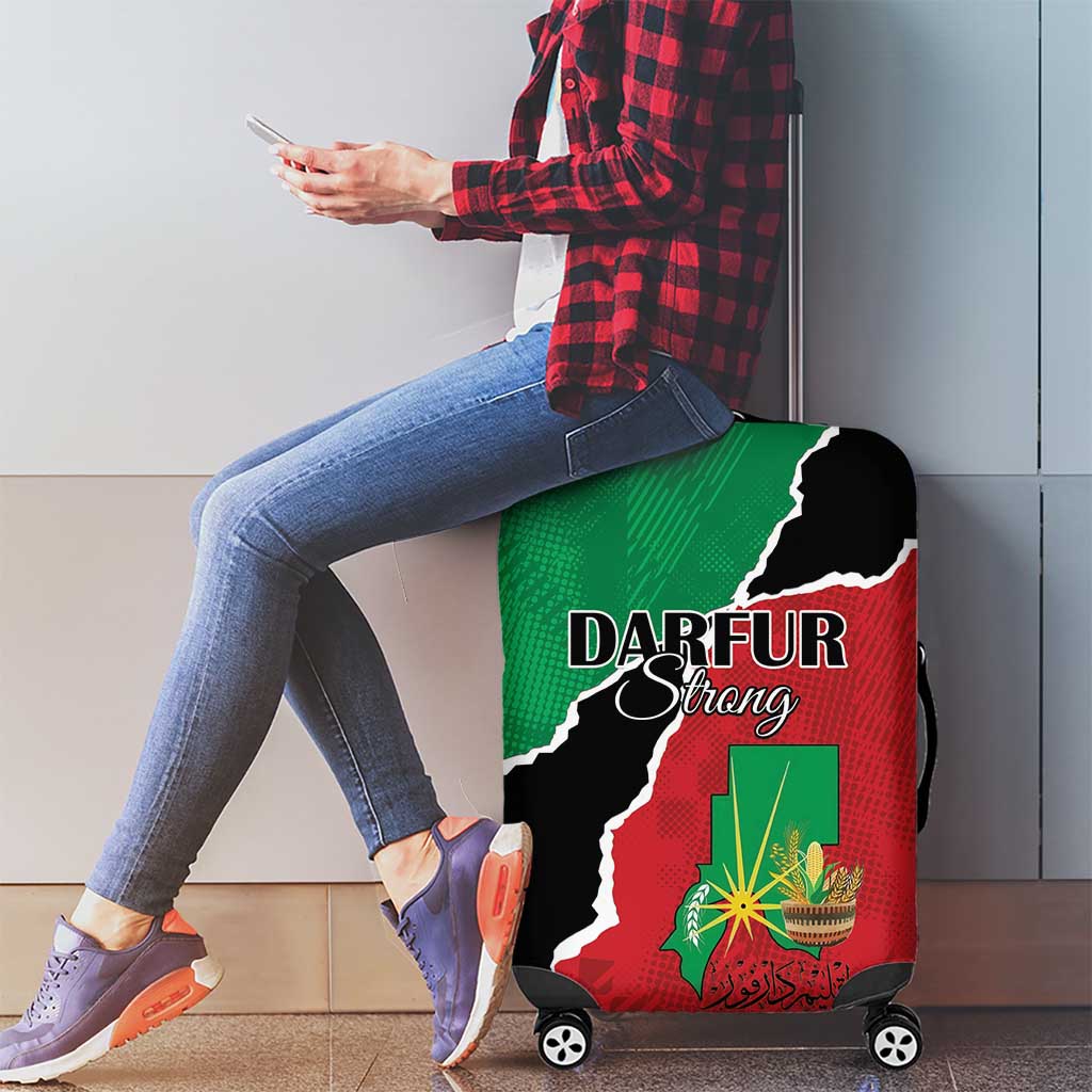 Sudan Luggage Cover Darfur Be Strong LT15