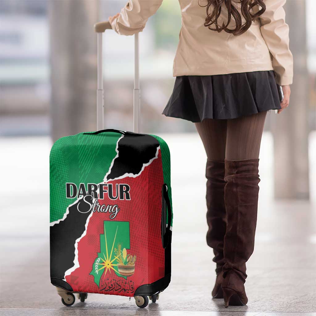 Sudan Luggage Cover Darfur Be Strong LT15