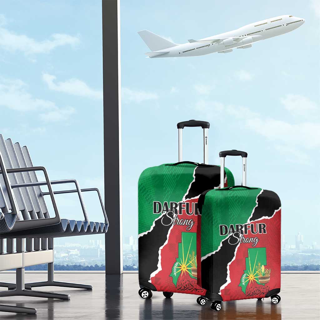 Sudan Luggage Cover Darfur Be Strong LT15