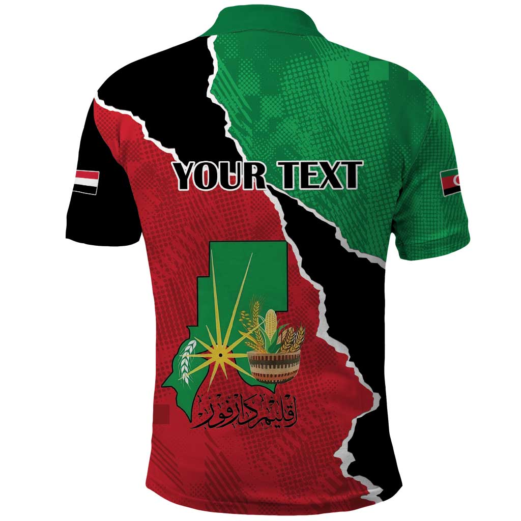Personalized Sudan Polo Shirt Darfur Be Strong LT15