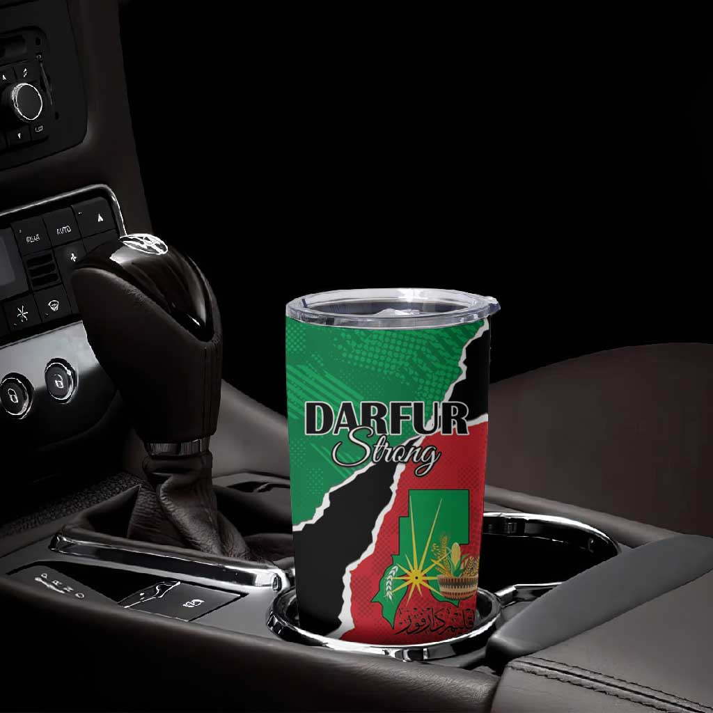 Darfur Sudan Personalized Tumbler Cup Be Strong LT15