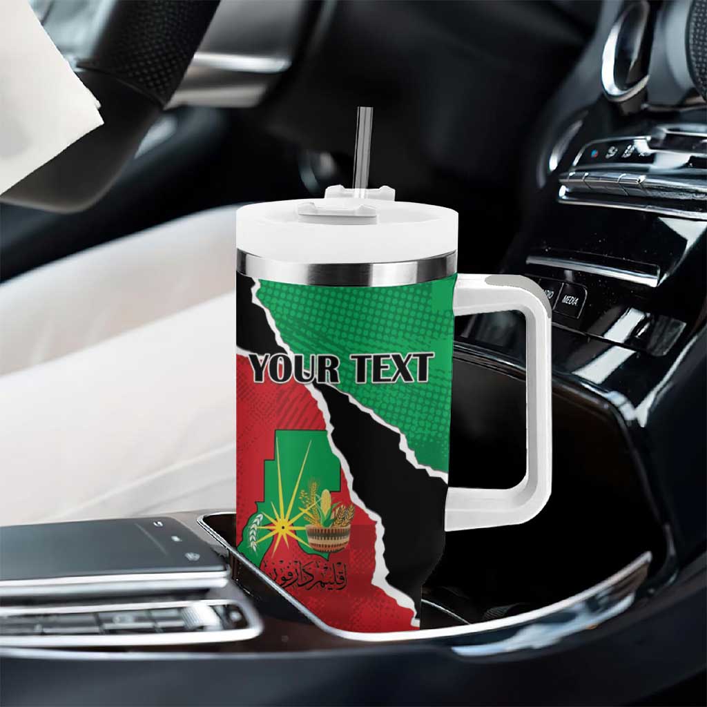 Darfur Sudan Personalized Tumbler With Handle Be Strong LT15