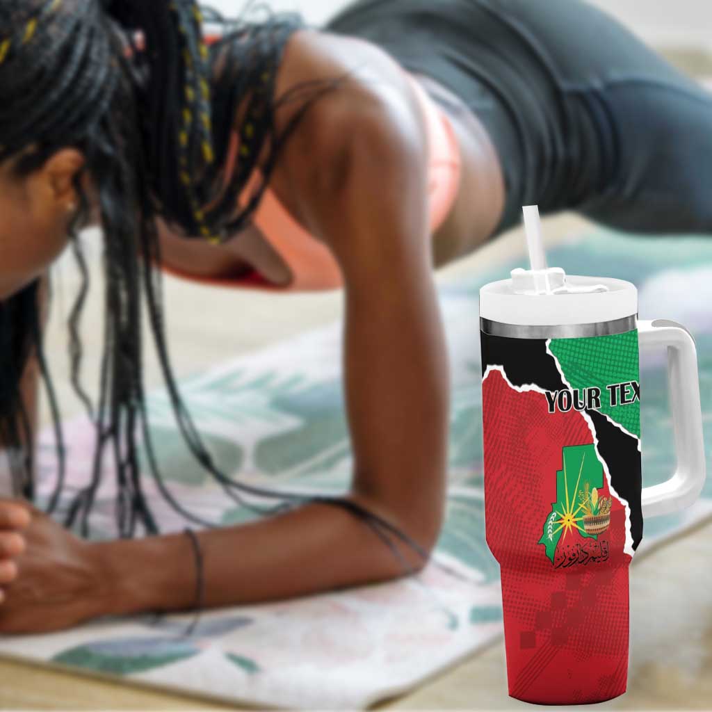 Darfur Sudan Personalized Tumbler With Handle Be Strong LT15