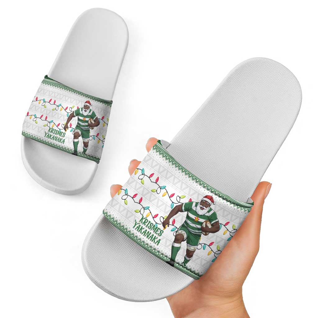 Zimbabwe Rugby Christmas Slide Sandals The Sables Krismes Yakanaka LT15