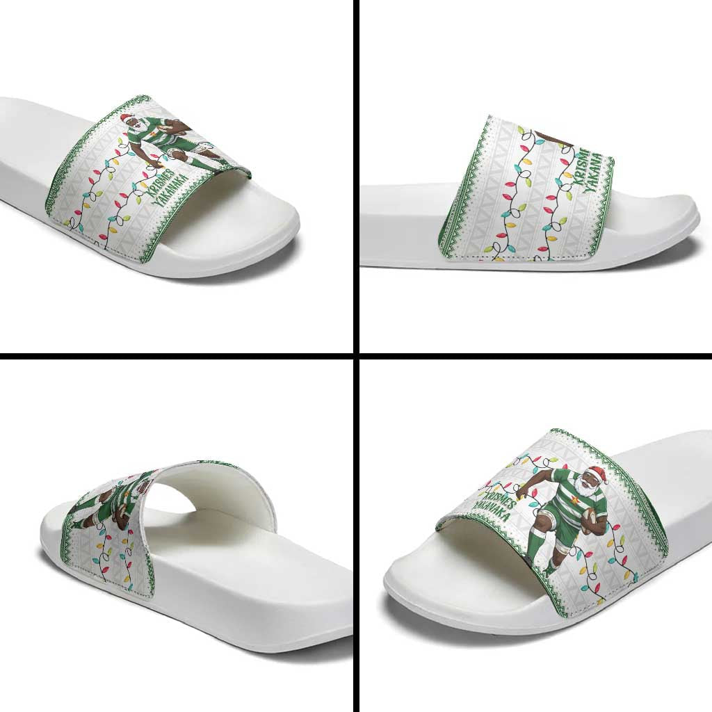 Zimbabwe Rugby Christmas Slide Sandals The Sables Krismes Yakanaka LT15