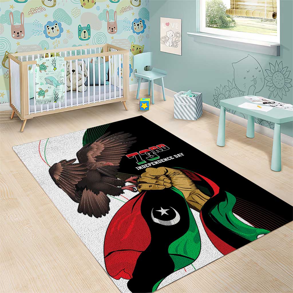 Afro Libya Area Rug Arabian Eagle - Independence Day LT15
