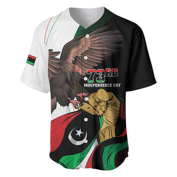 Afro Libya Baseball Jersey Arabian Eagle - Independence Day LT15