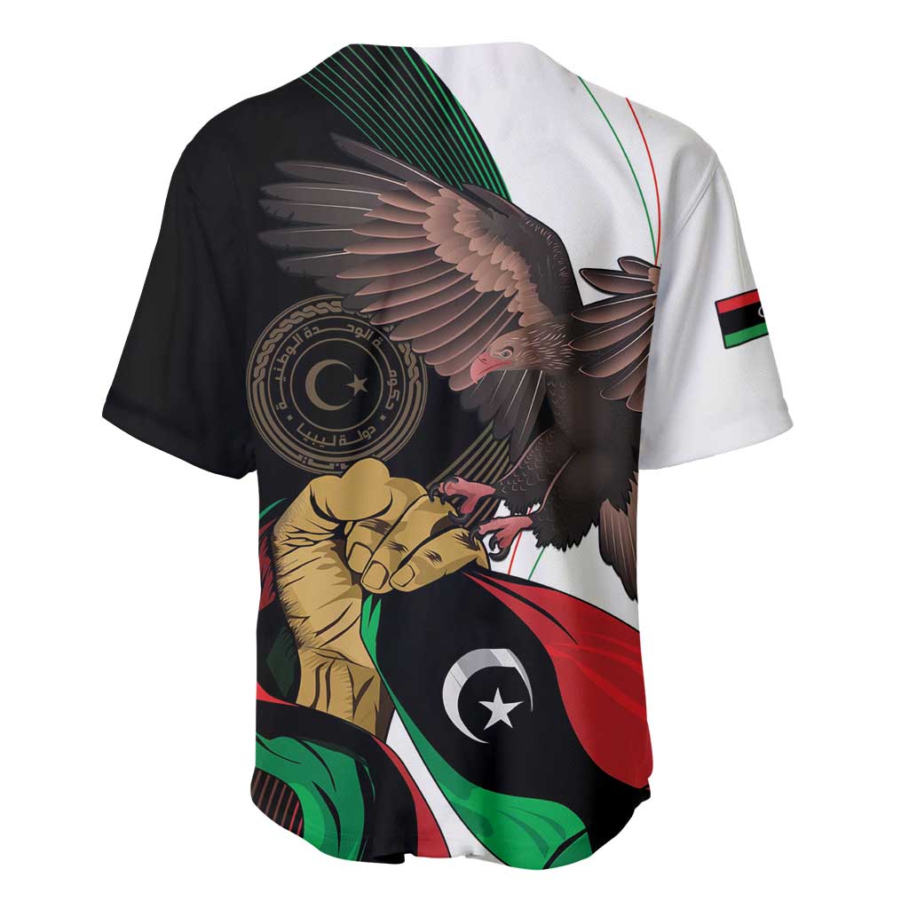 Afro Libya Baseball Jersey Arabian Eagle - Independence Day LT15