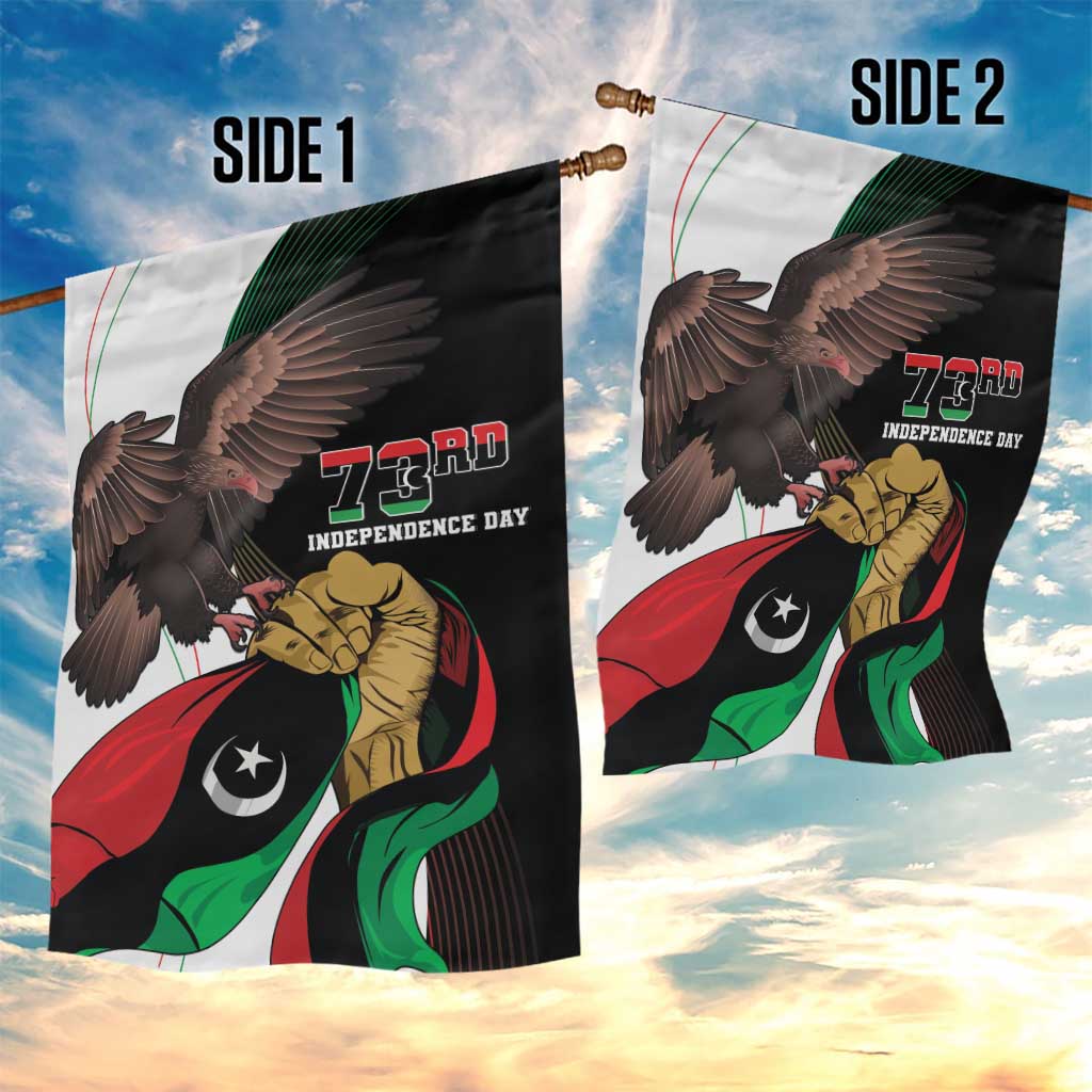 Afro Libya Garden Flag Arabian Eagle - Independence Day LT15
