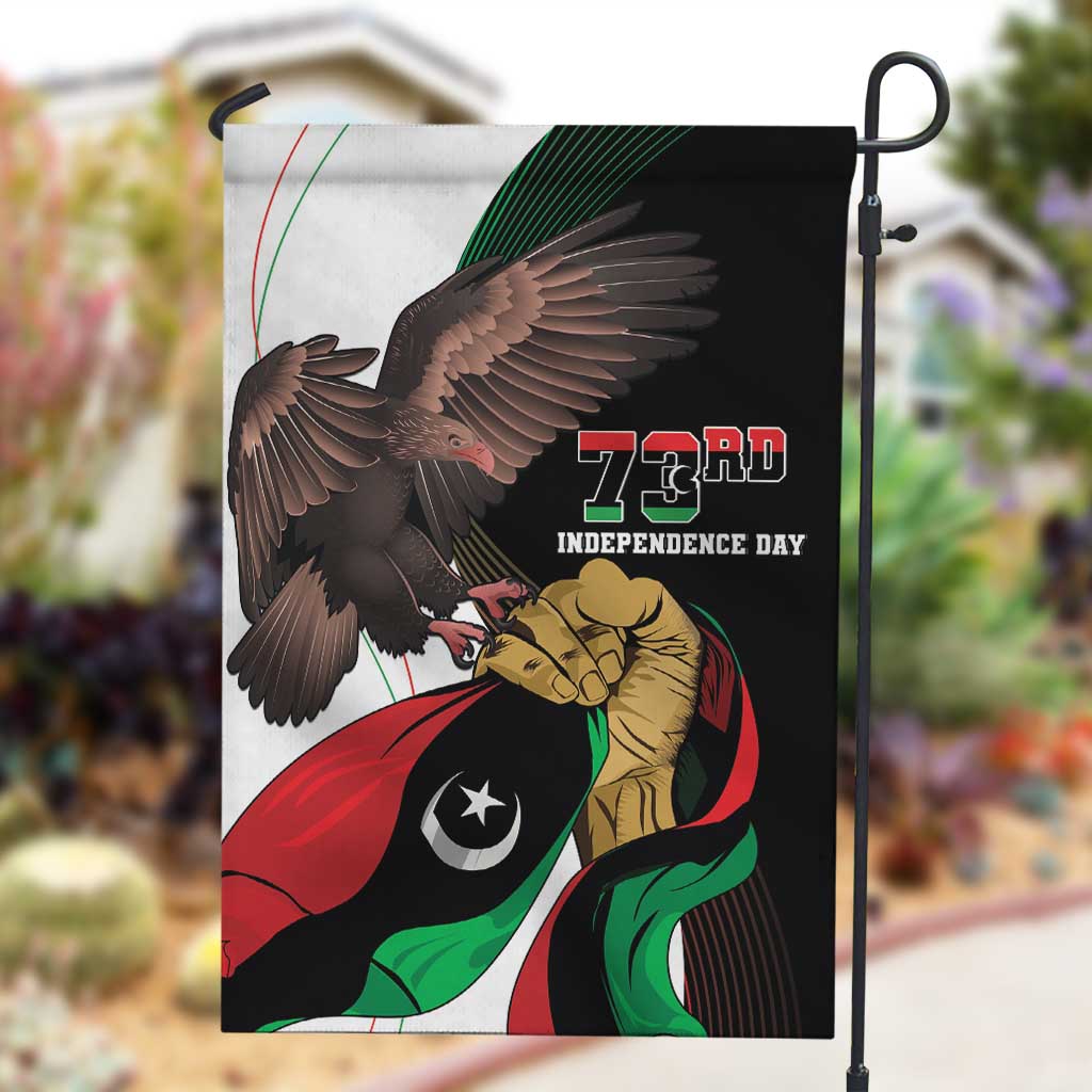 Afro Libya Garden Flag Arabian Eagle - Independence Day LT15