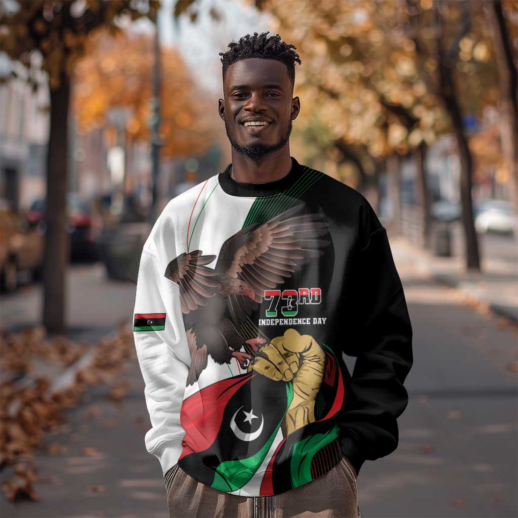 Afro Libya Sweatshirt Arabian Eagle - Independence Day LT15