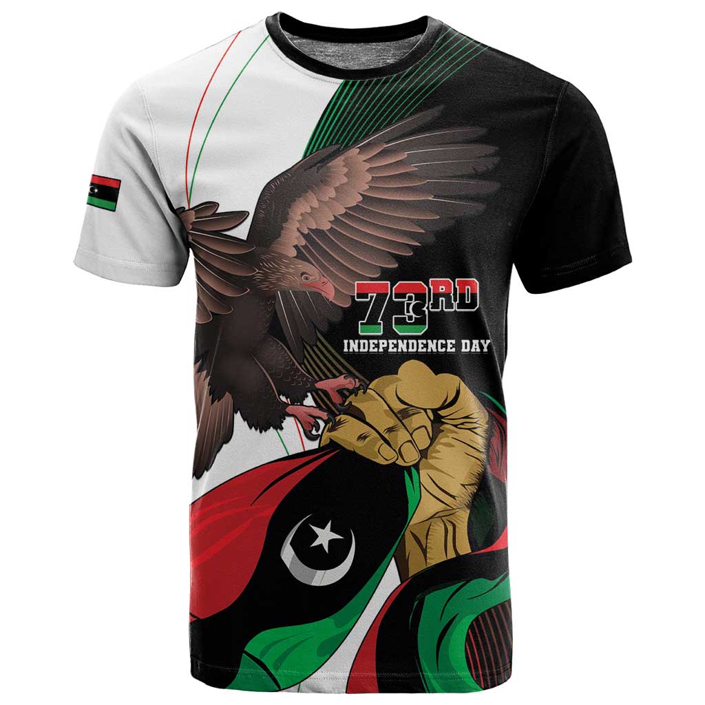 Afro Libya T shirt Arabian Eagle - Independence Day LT15