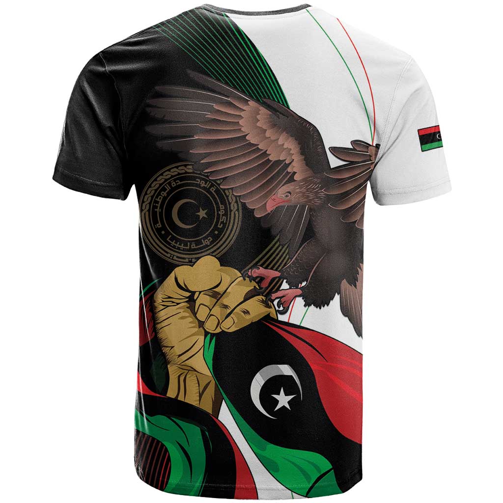 Afro Libya T shirt Arabian Eagle - Independence Day LT15