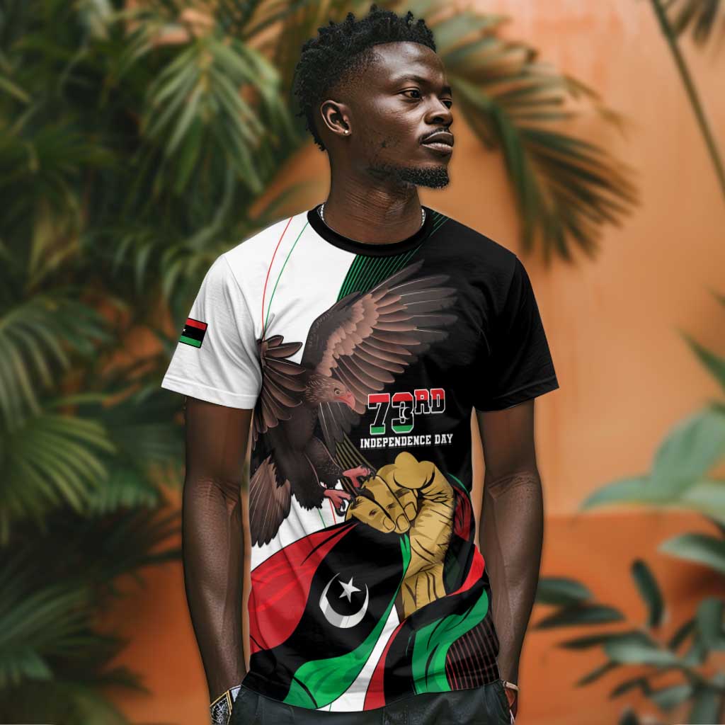 Afro Libya T shirt Arabian Eagle - Independence Day LT15