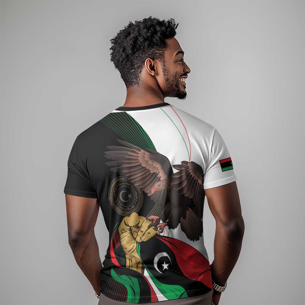 Afro Libya T shirt Arabian Eagle - Independence Day LT15
