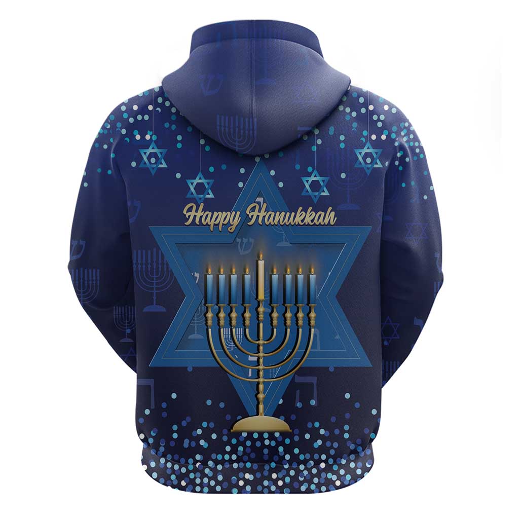 Hanukkah Jewish Festival Hoodie Meronah With Star Of David LT15