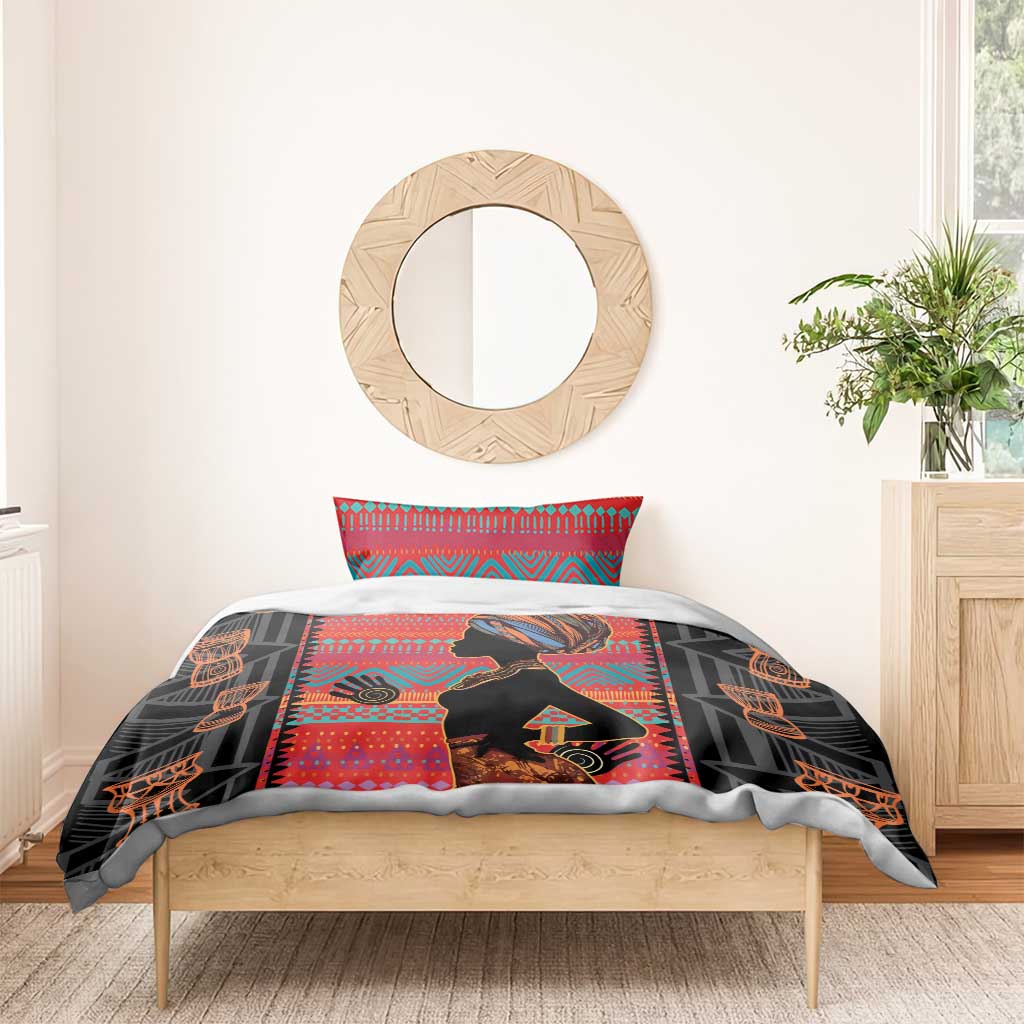 African Women Bedding Set Ethnic Pattern LT15