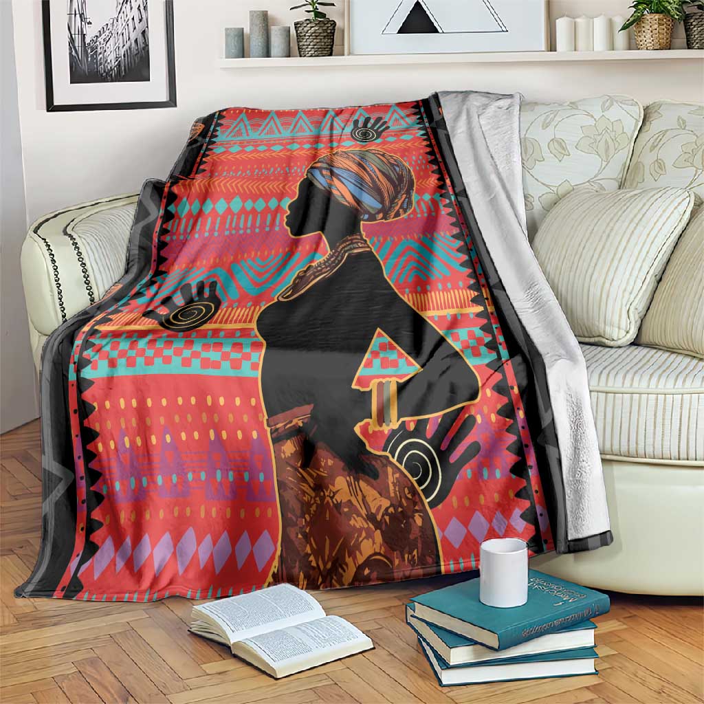African Women Blanket Ethnic Pattern LT15