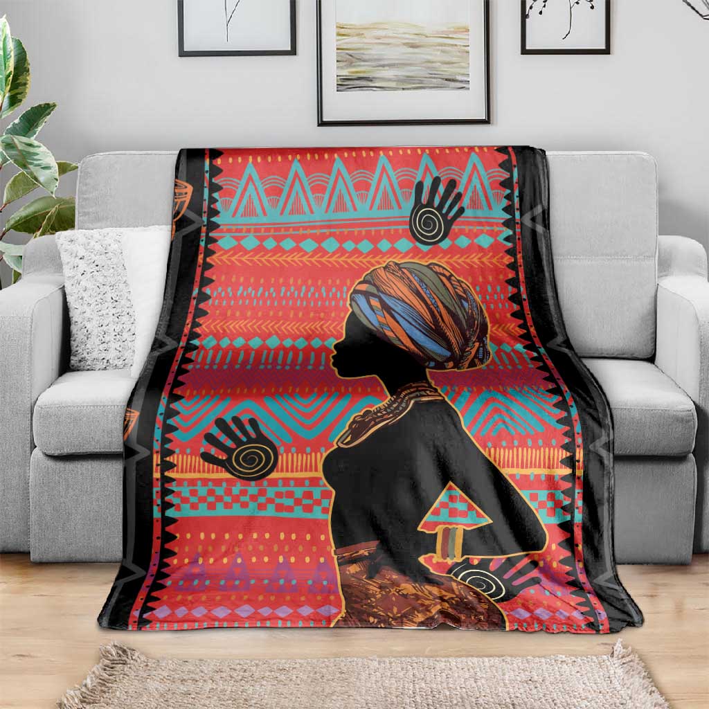 African Women Blanket Ethnic Pattern LT15
