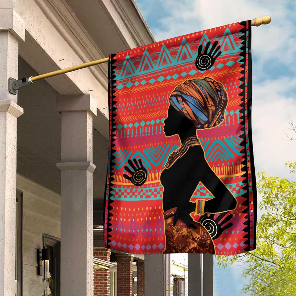 African Women Garden Flag Ethnic Pattern LT15