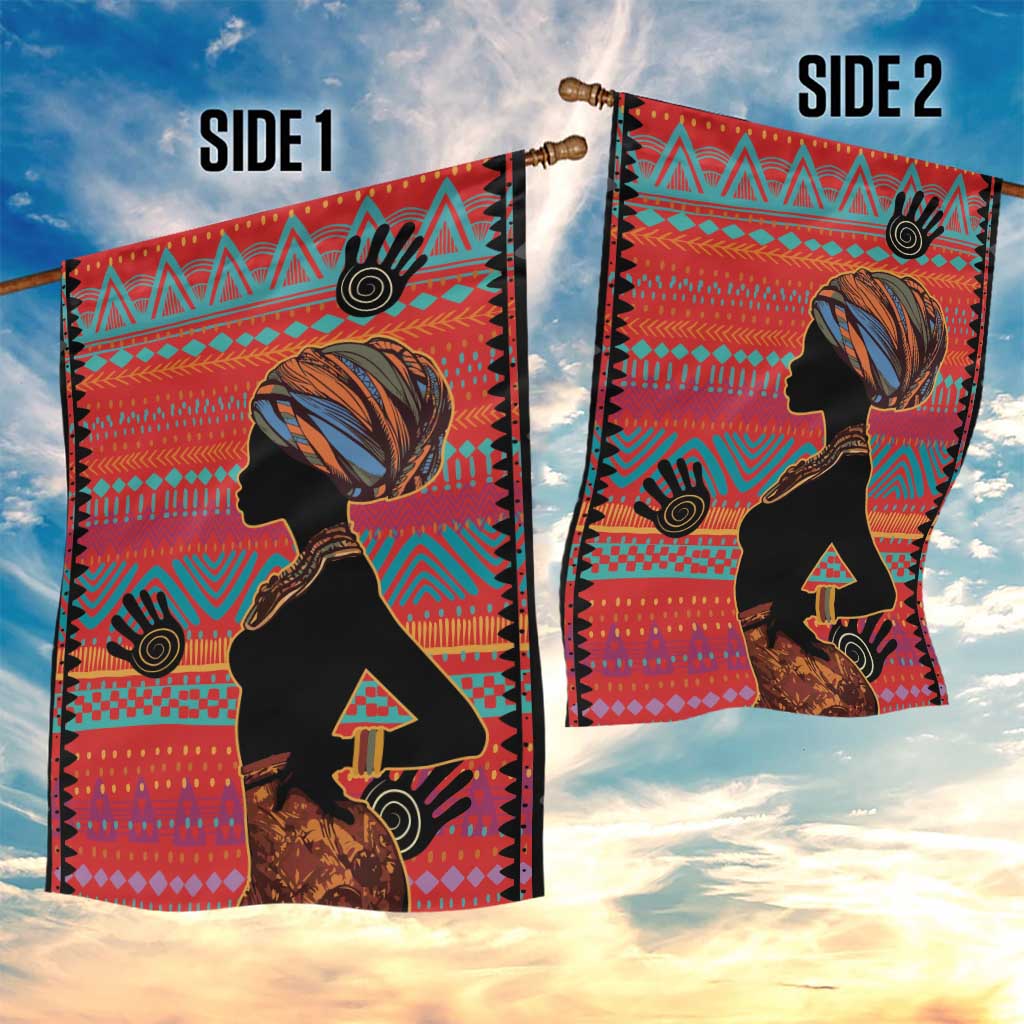 African Women Garden Flag Ethnic Pattern LT15