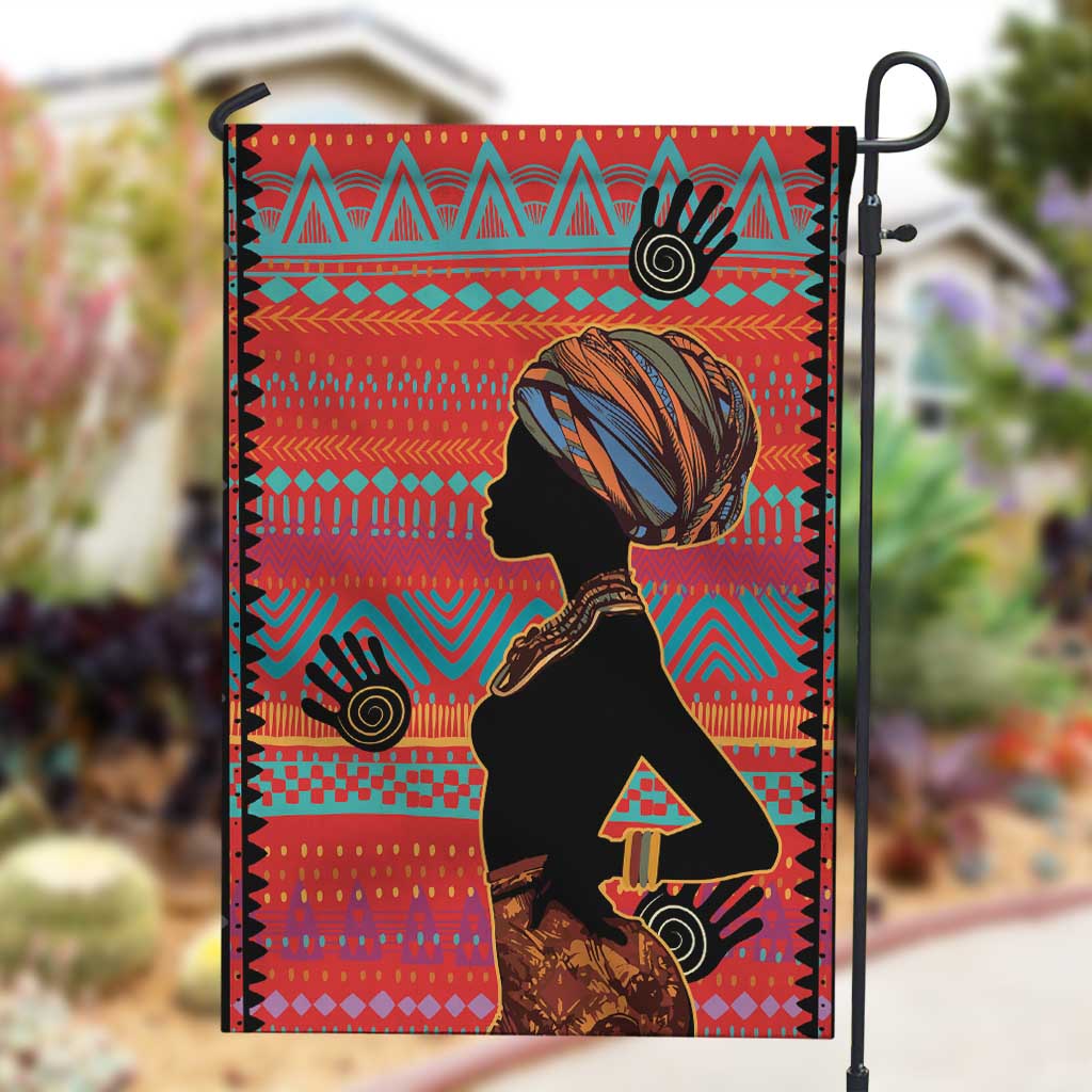 African Women Garden Flag Ethnic Pattern LT15