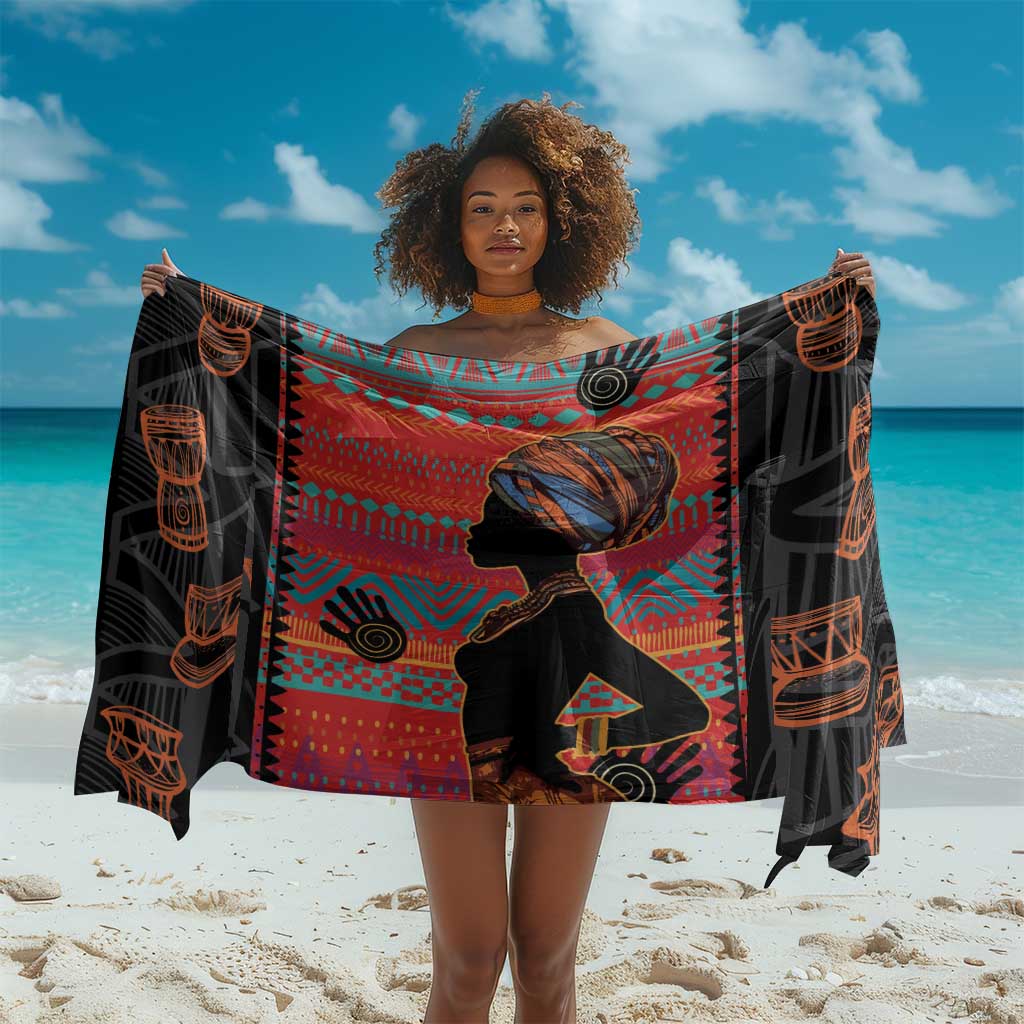 African Women Sarong Ethnic Pattern LT15