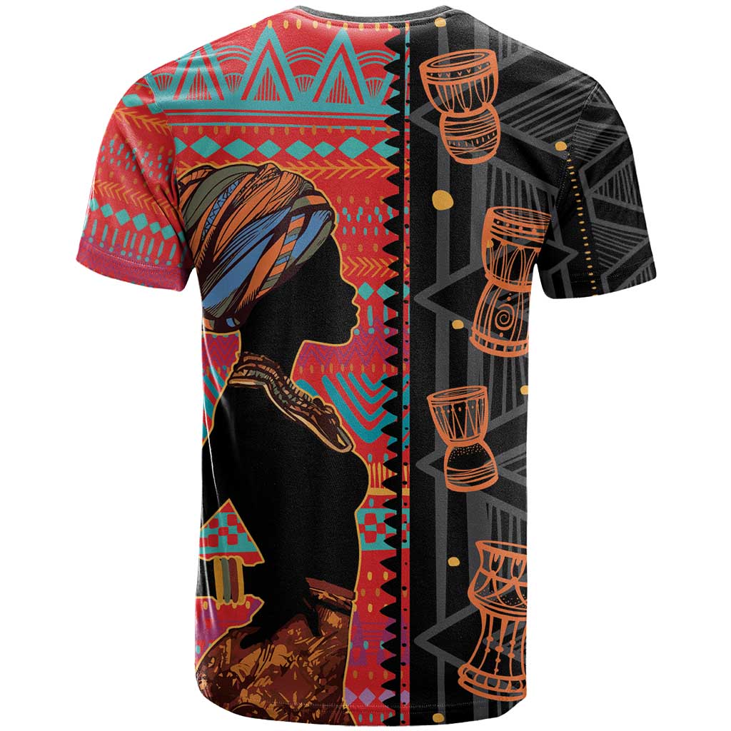 African Women T shirt Ethnic Pattern LT15
