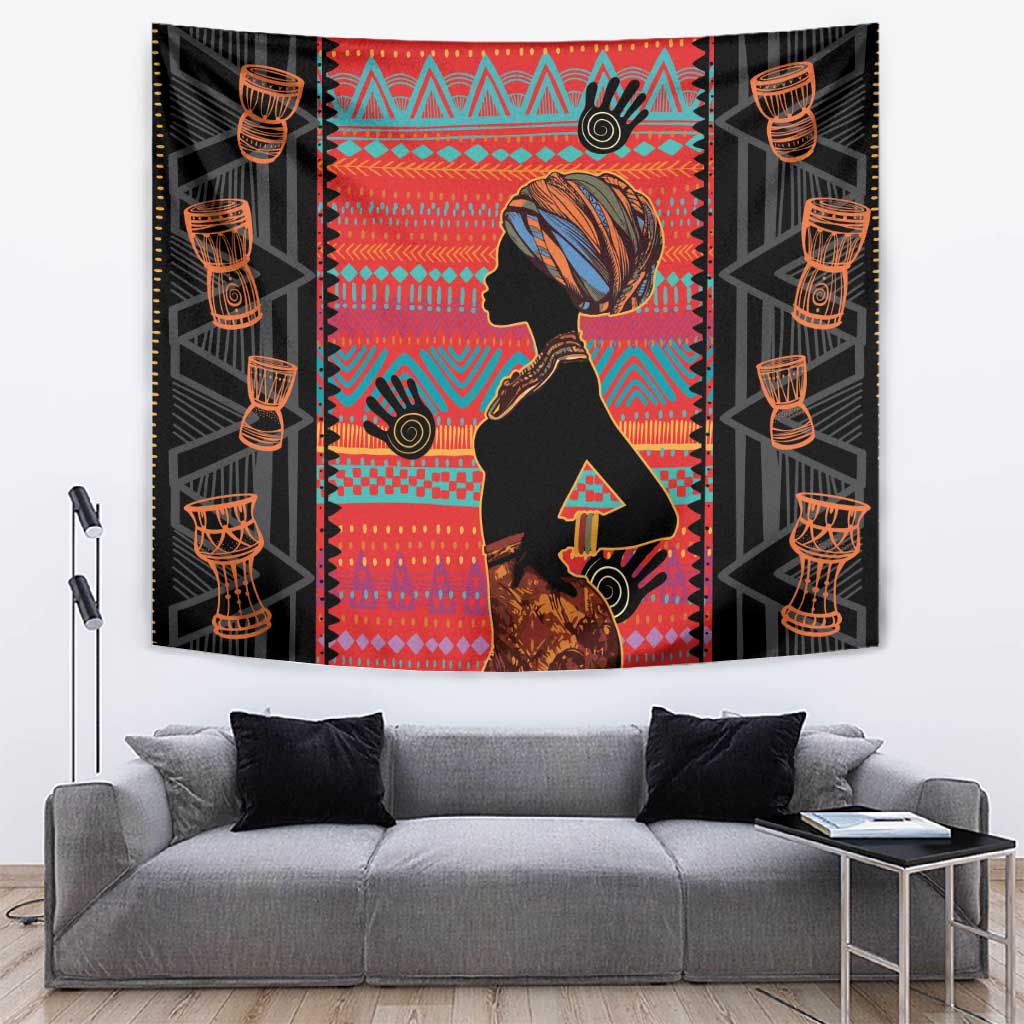 African Women Tapestry Ethnic Pattern LT15
