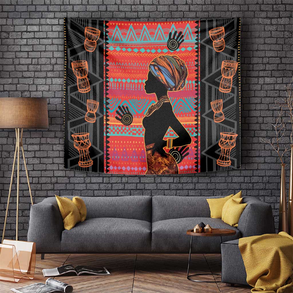 African Women Tapestry Ethnic Pattern LT15