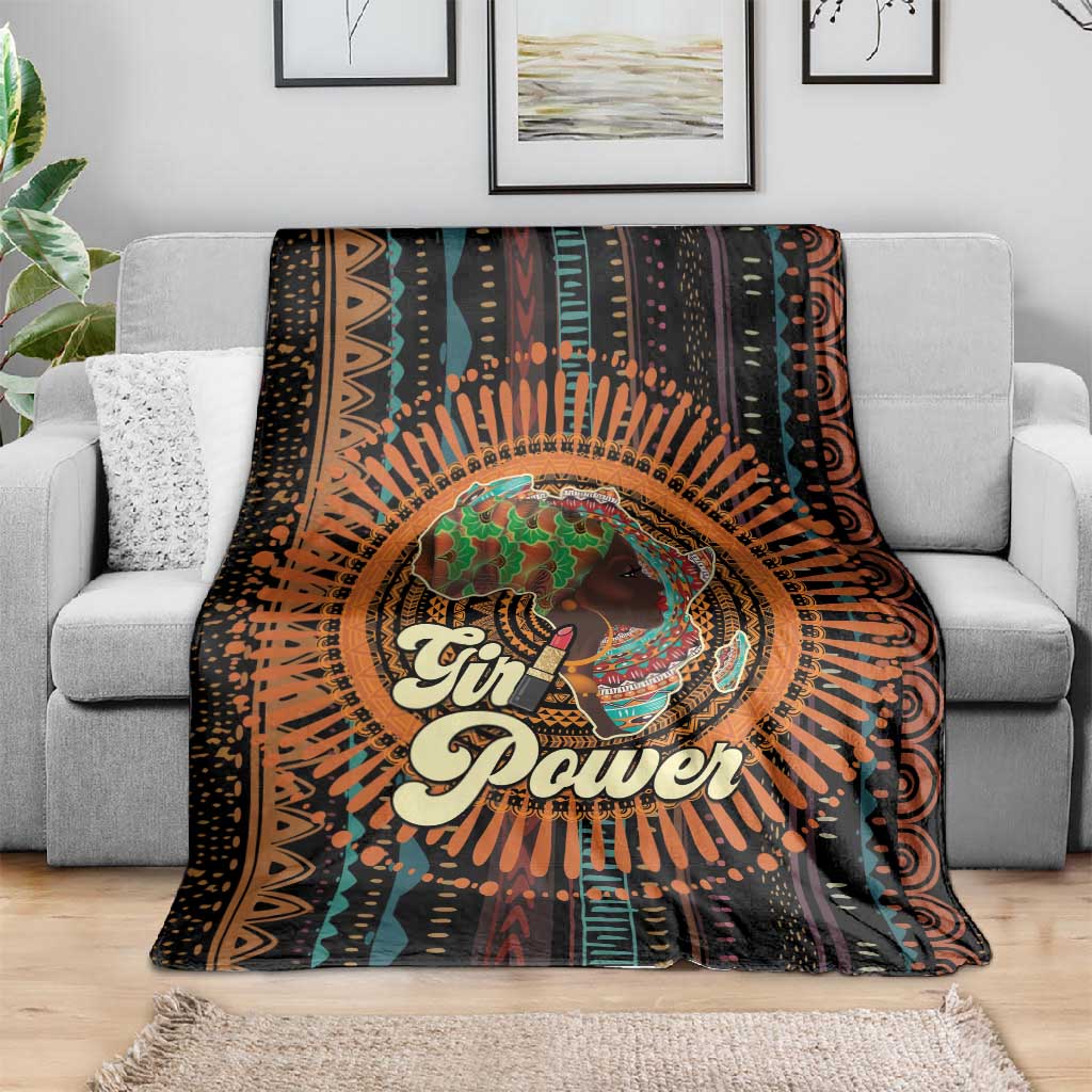 Happy International Women's Day Blanket Black Girl Power LT15