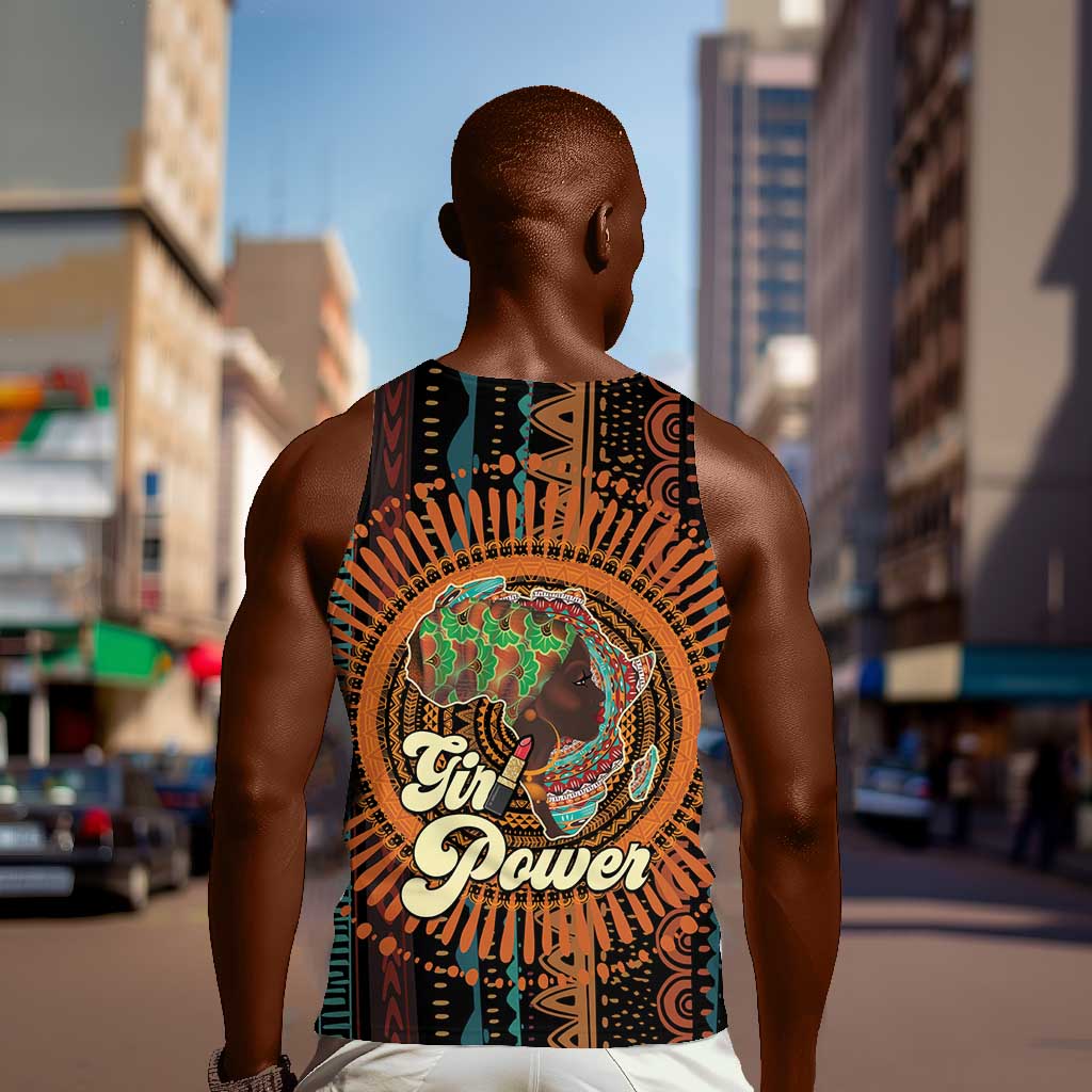 Happy International Women's Day Men Tank Top Black Girl Power LT15