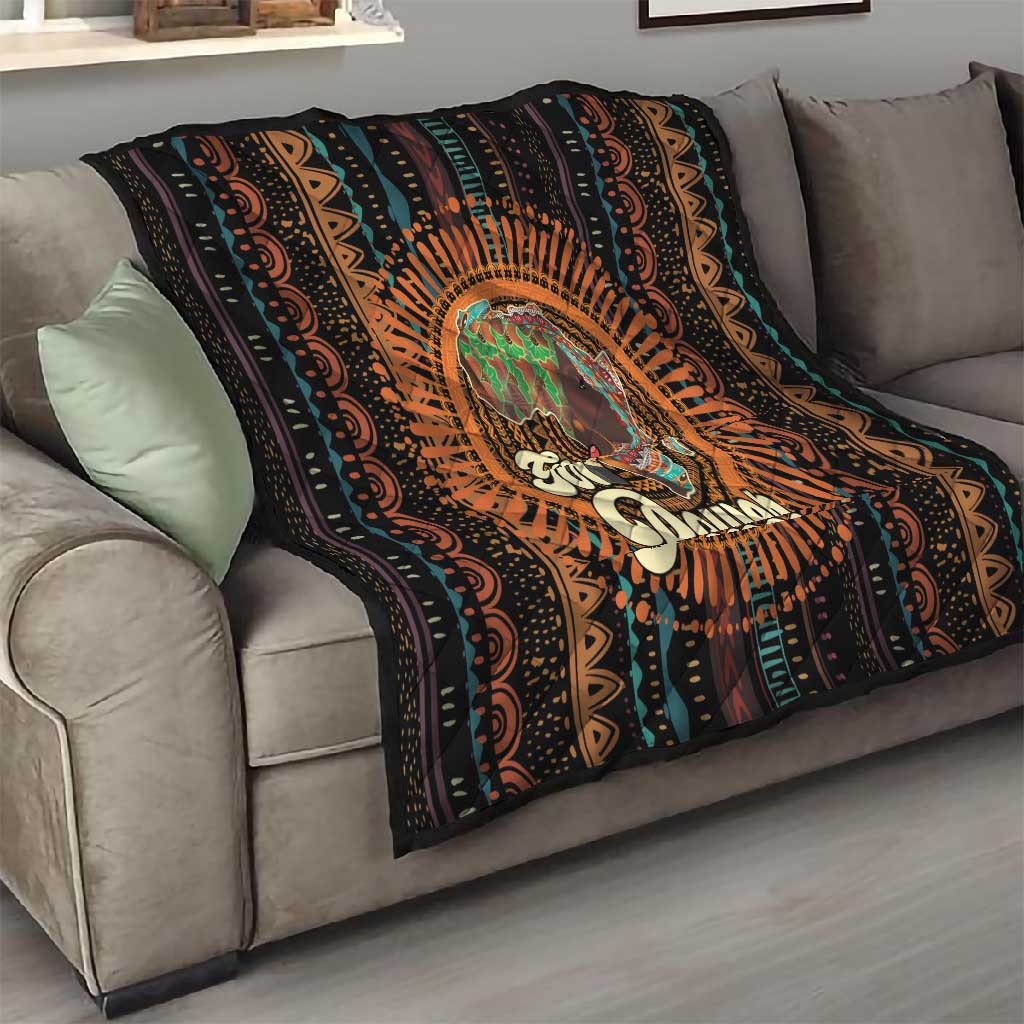 Happy International Women's Day Quilt Black Girl Power LT15