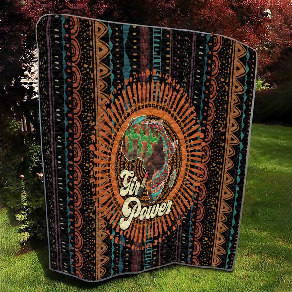 Happy International Women's Day Quilt Black Girl Power LT15