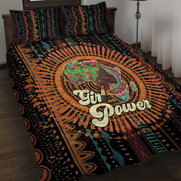 Happy International Women's Day Quilt Bed Set Black Girl Power LT15