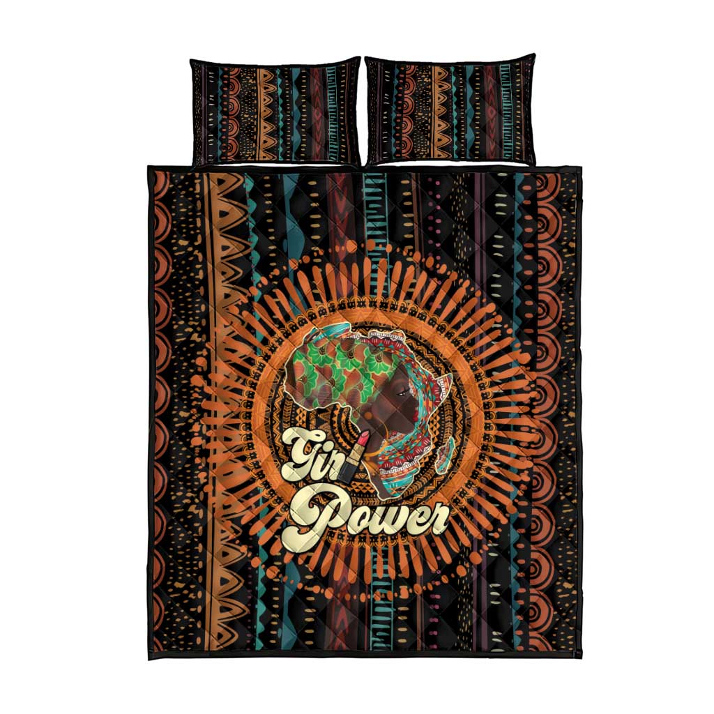 Happy International Women's Day Quilt Bed Set Black Girl Power LT15