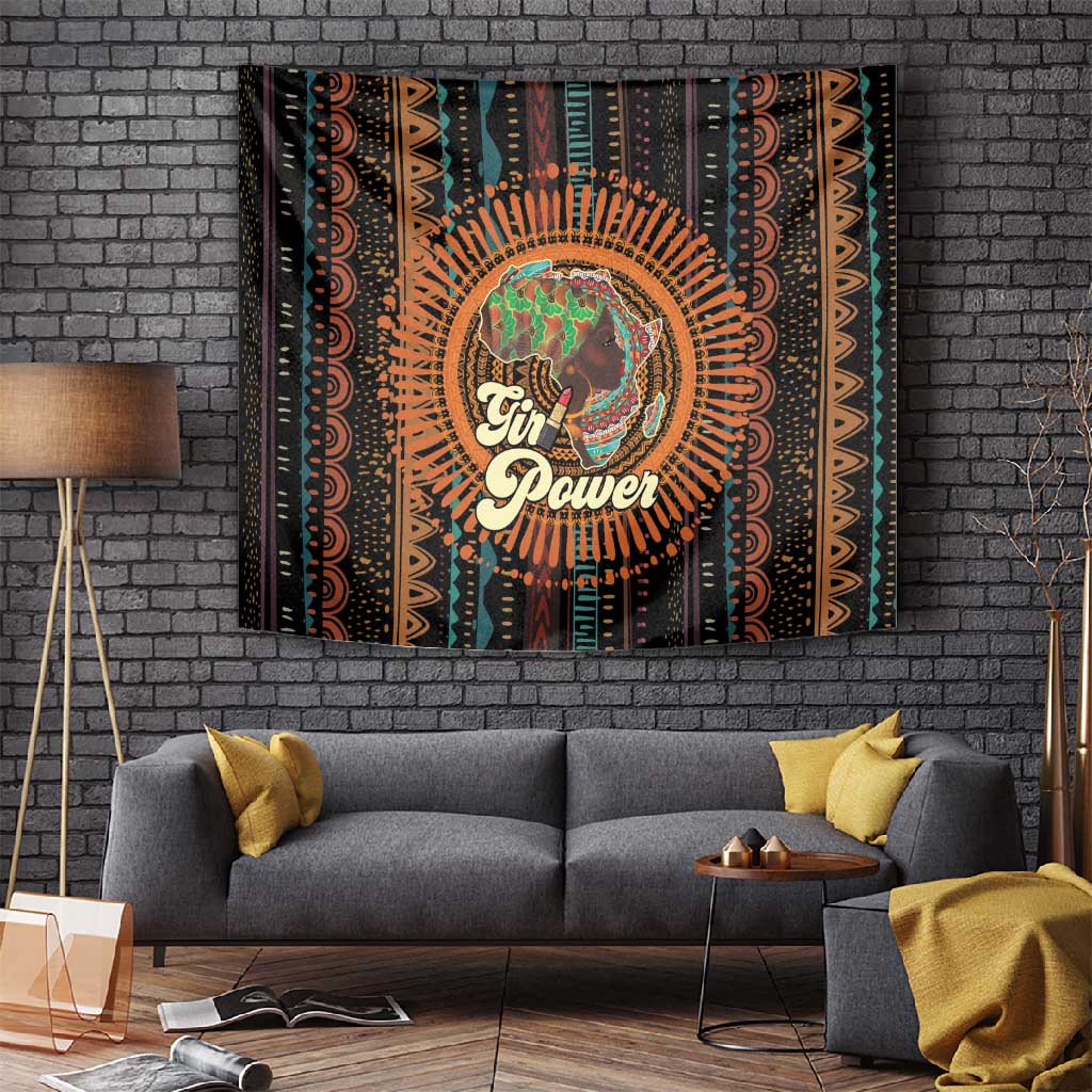 Happy International Women's Day Tapestry Black Girl Power LT15