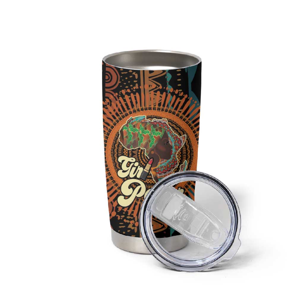 Happy International Women's Day Tumbler Cup Black Girl Power LT15
