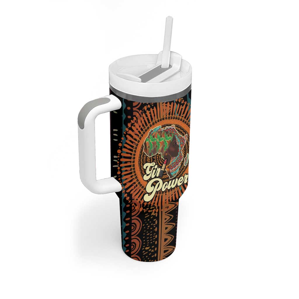 Happy International Women's Day Tumbler With Handle Black Girl Power LT15